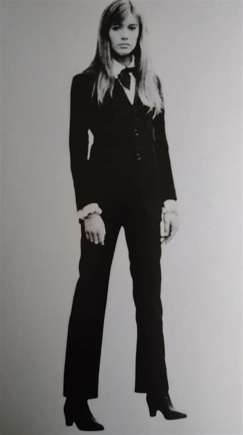 yves saint laurent le smoking|francoise hardy yves Saint Laurent.